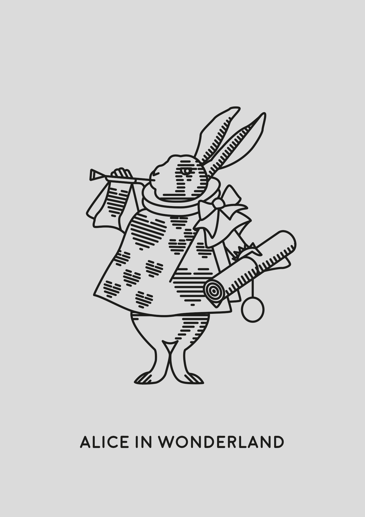 Alice in Wonderland Poster Design