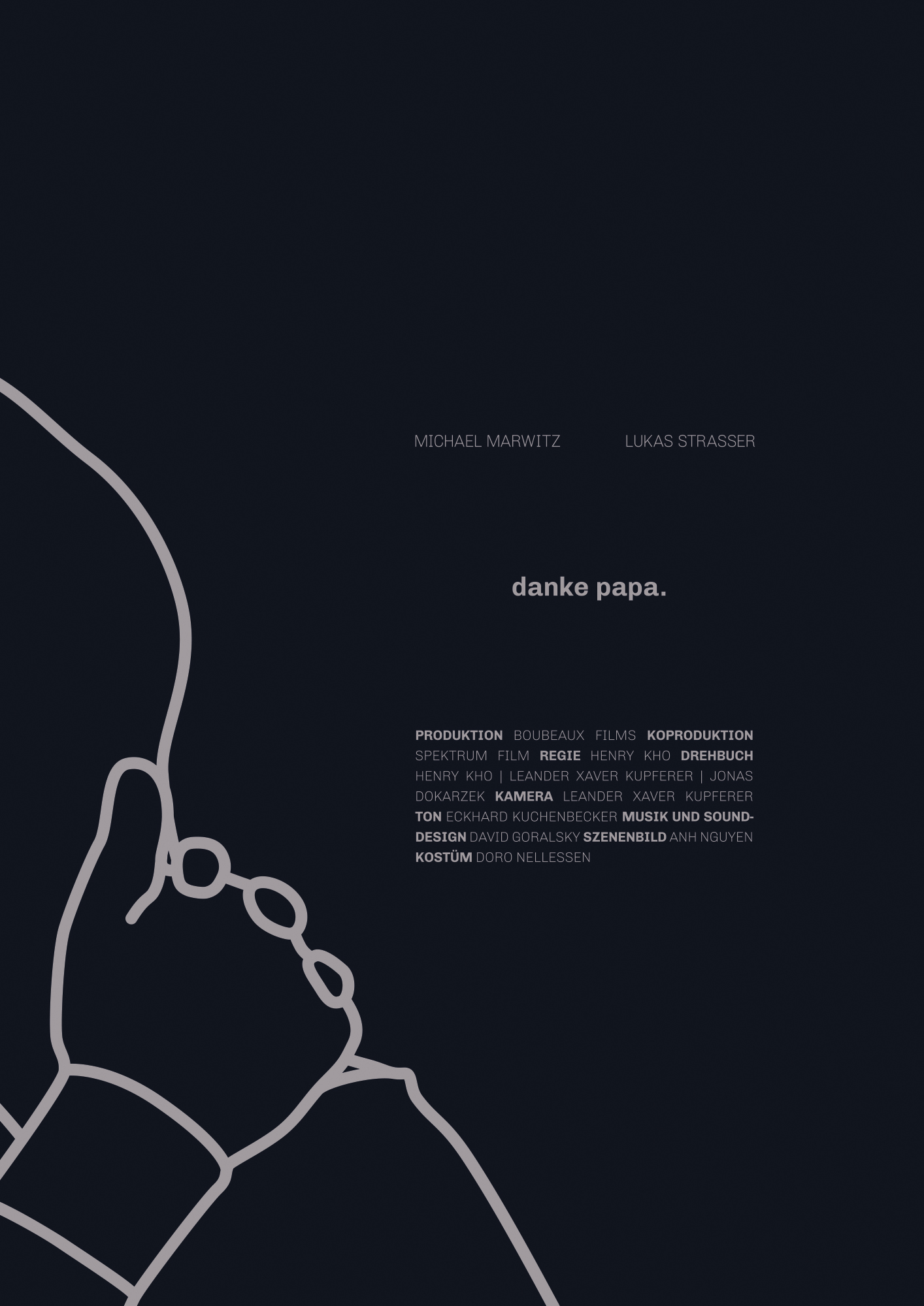 Danke Papa Film Poster Design