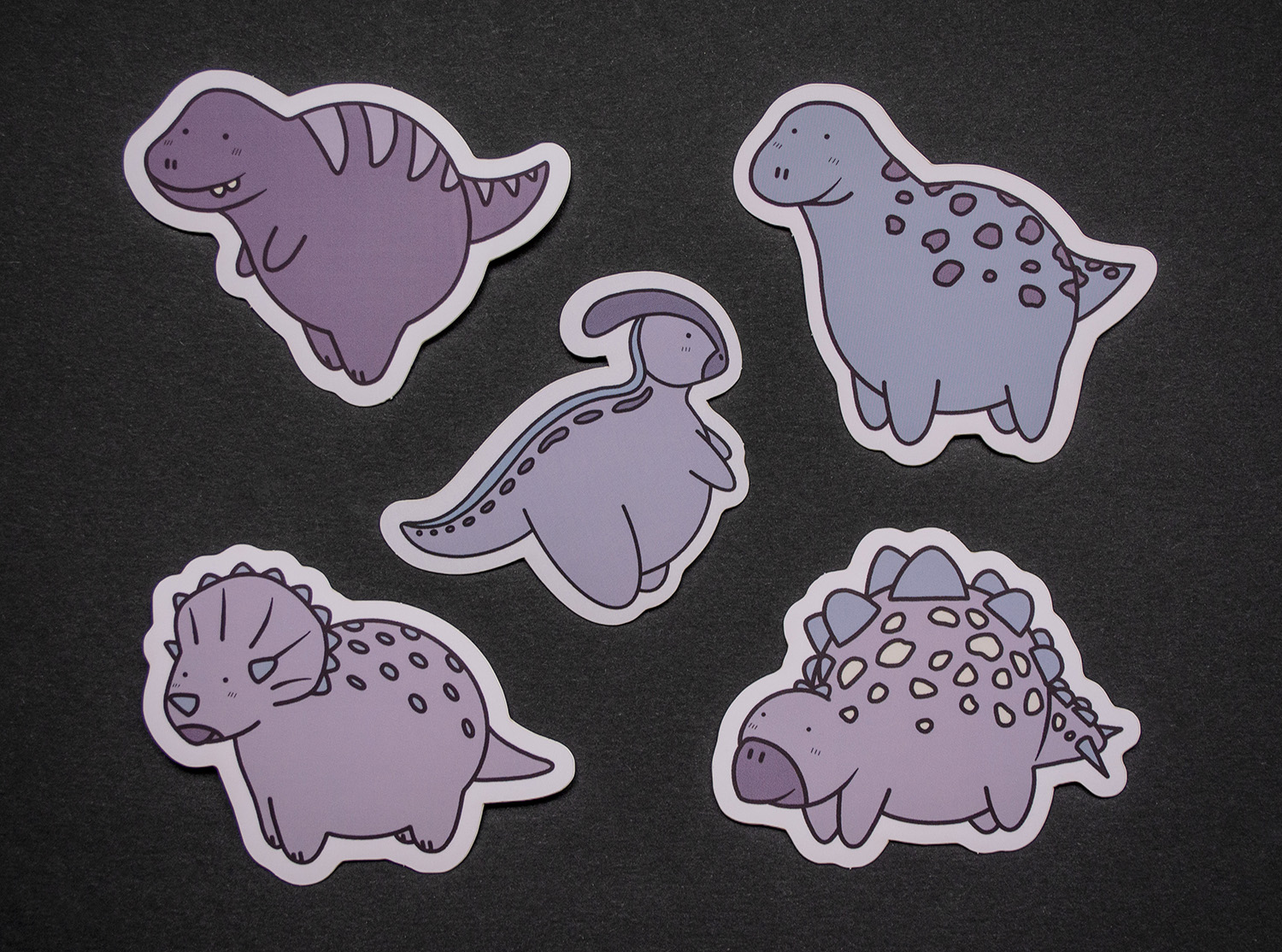 Dinosaur Sticker Illustration