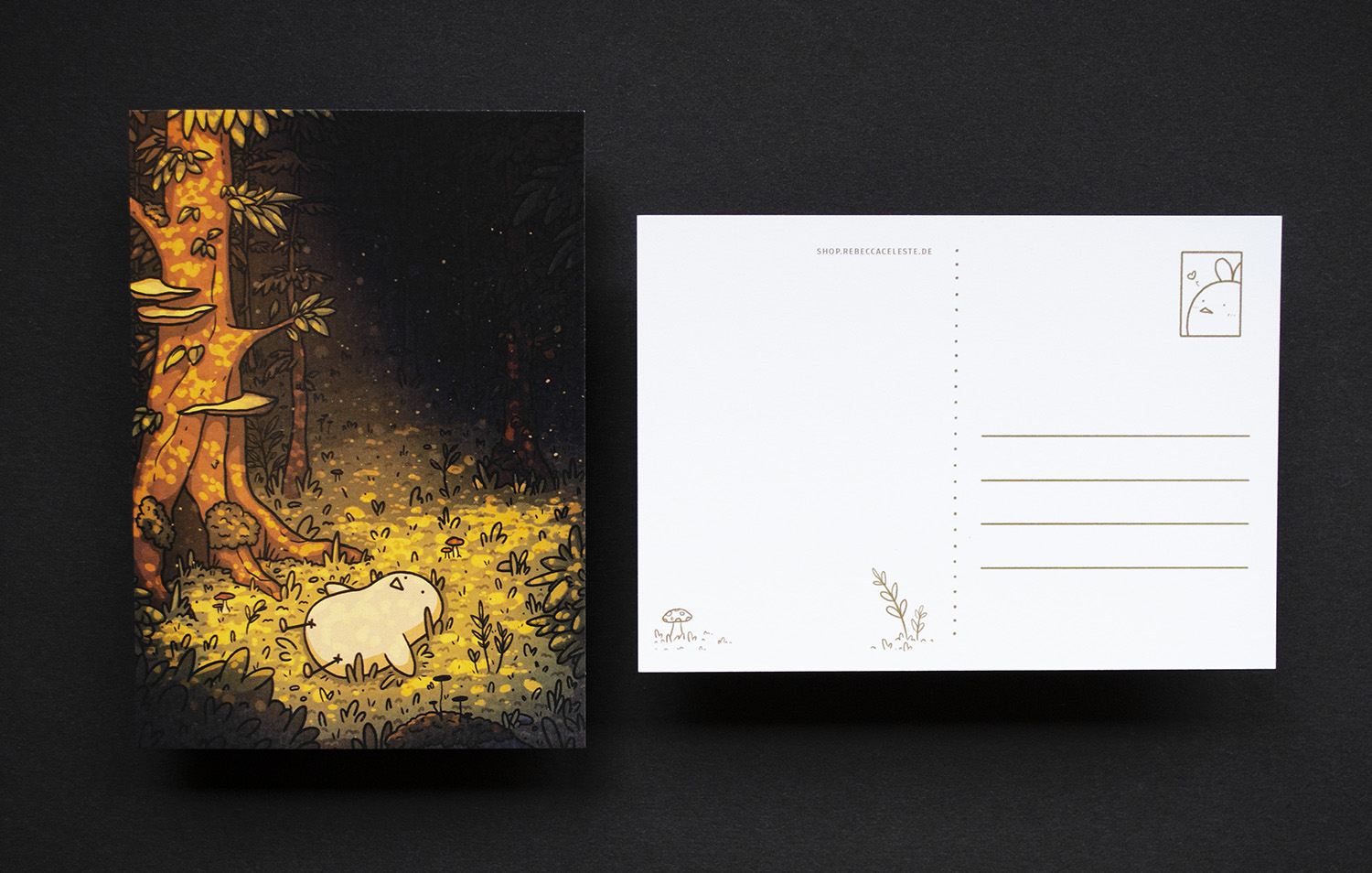 Postcard Design front and back